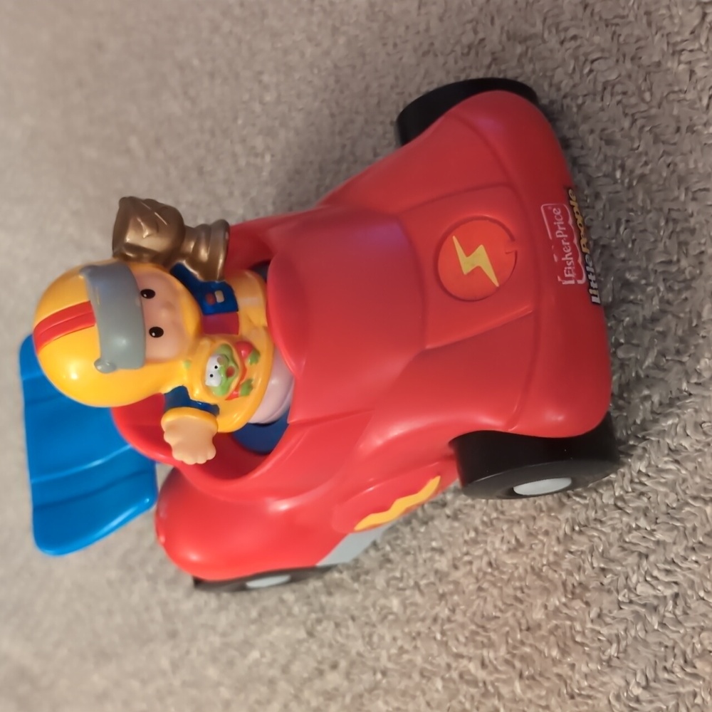 Little People Eddie Racecar Driver Vintage